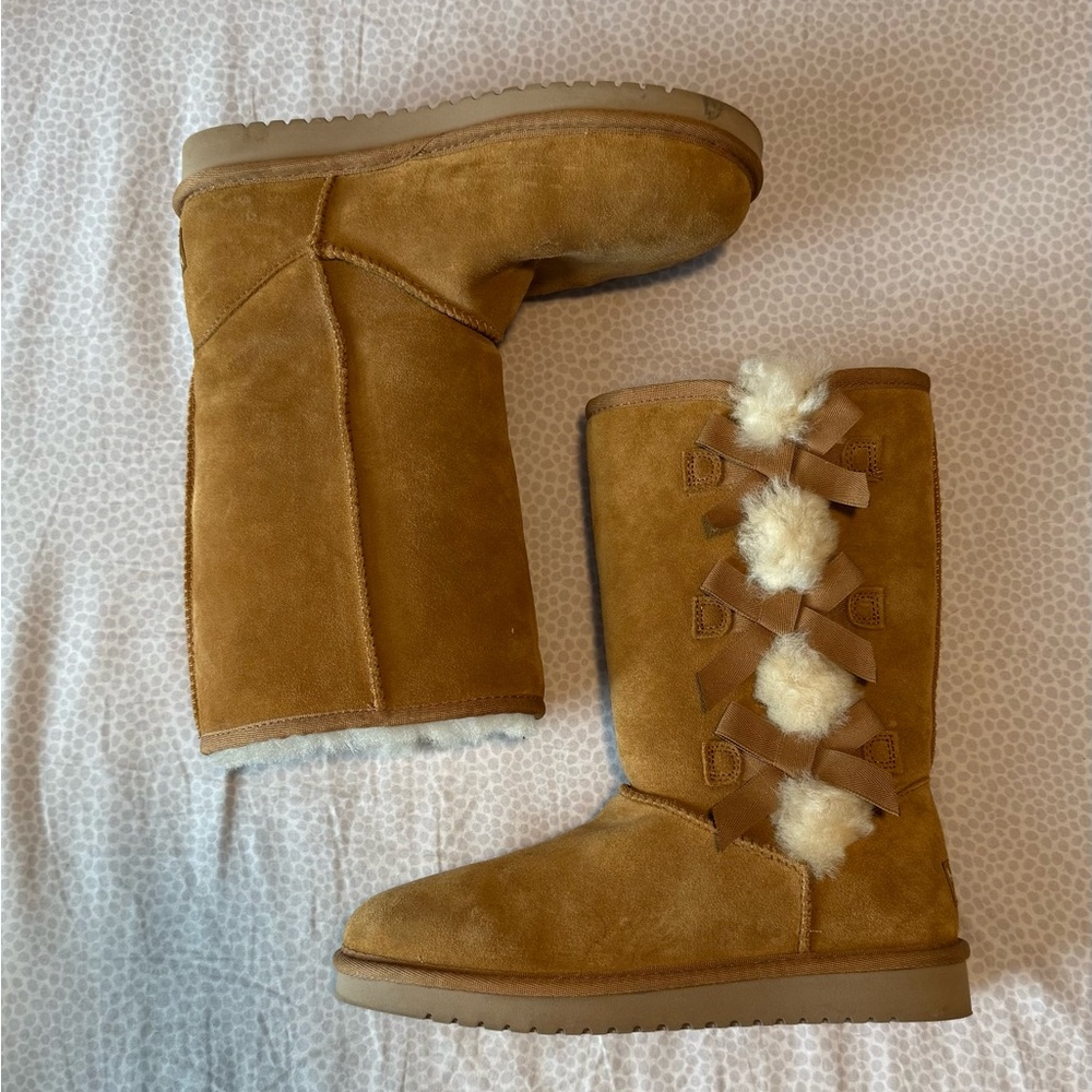 Koolaburra by UGG Victoria Boots - Chestnut - Size 7